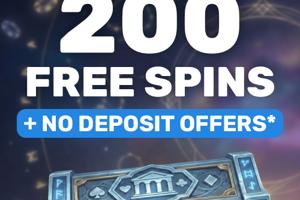 Up to 200 Free Spins - No deposit