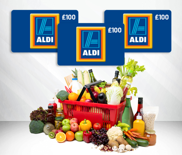 Free £100 worth of Aldi Vouchers