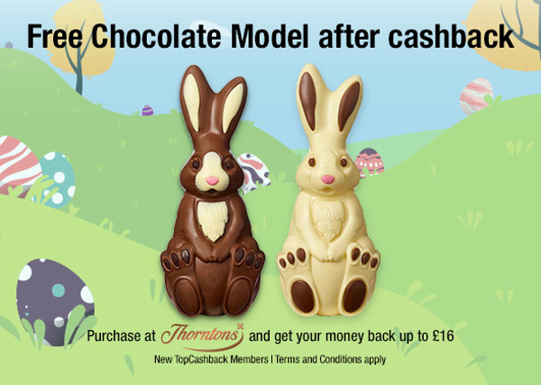 Free Thorntons Chocolate Easter Bunny