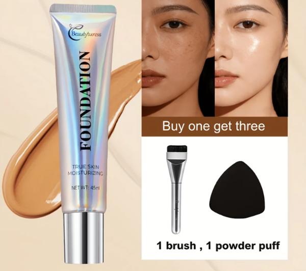 Free Korean-Style Liquid Foundation Set (15 Shades)