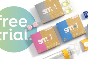 Free laundry and dishwasher capsules from smol