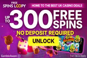 Unlock up to 300 Free Spins