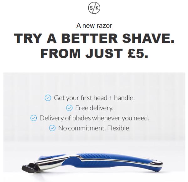 Try the Full Shavekit Box for only £5
