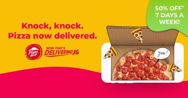FREE 3 Month Tastecard - 50% OFF Pizza Deliveries