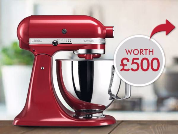Win a KitchenAid Artisan Stand Mixer with NectarContests