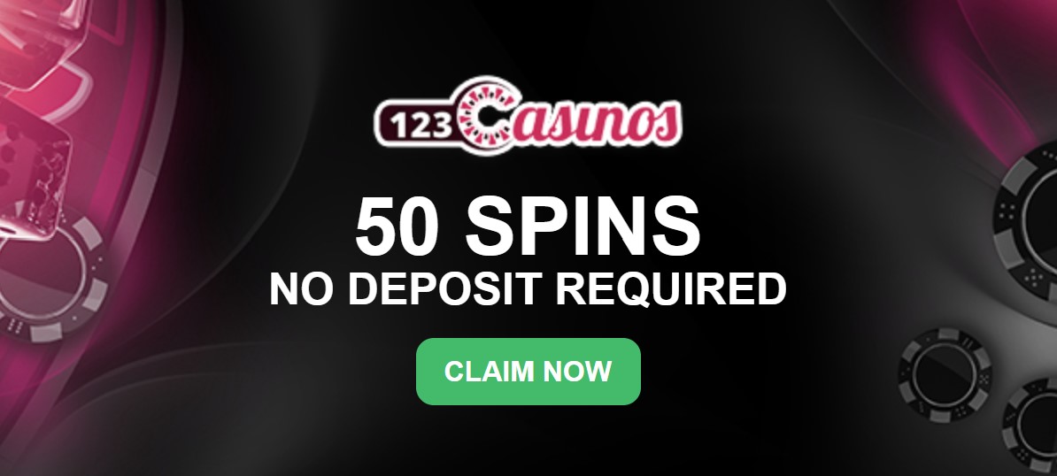 123 Casinos Free 50 Spins (no deposit required)