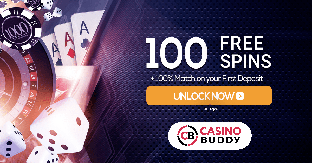 100 Free Spins.  Your Own Personal Casino Buddy!