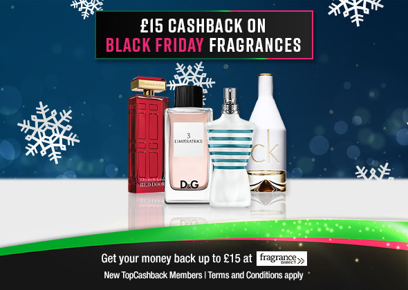 £15 cashback on Black Friday fragrances