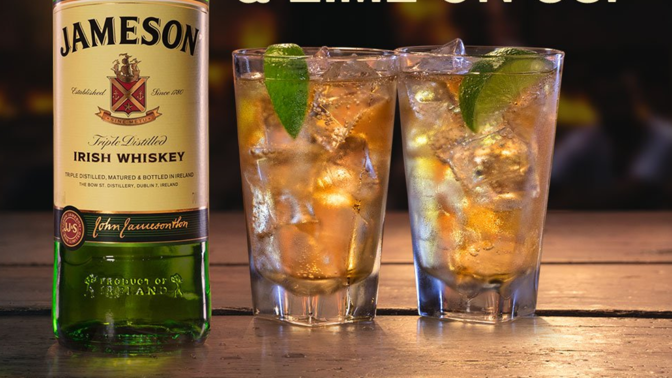 Free Whiskey - Jameson & Ginger Ale