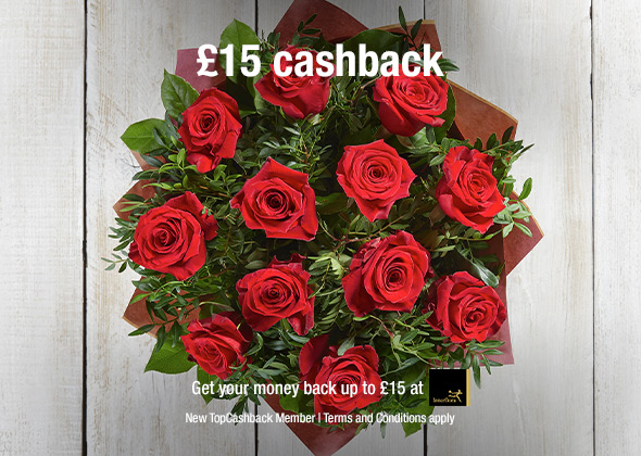 £15 cashback at Interflora