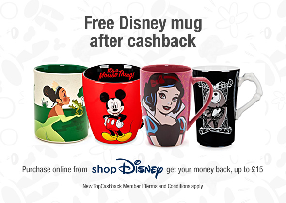 Free Disney Mug (Worth £14.95)